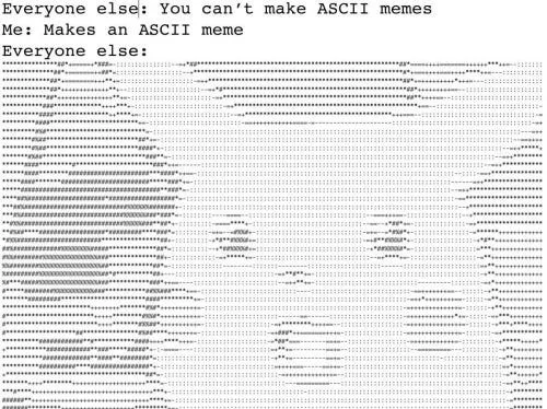 The primary ASCII art representation image.