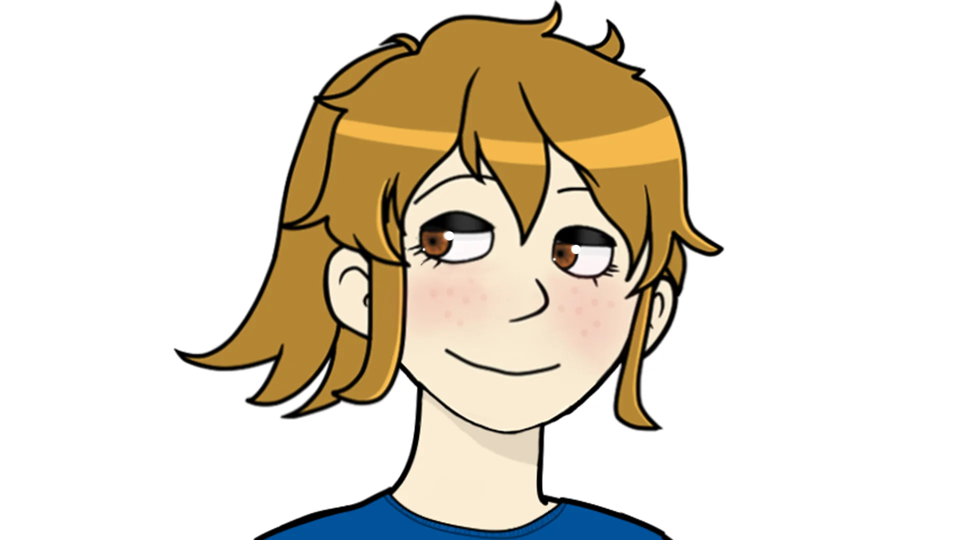 The Ashbie character, commonly known as Aspie-chan, in her original portrait form used as the meme's icon.