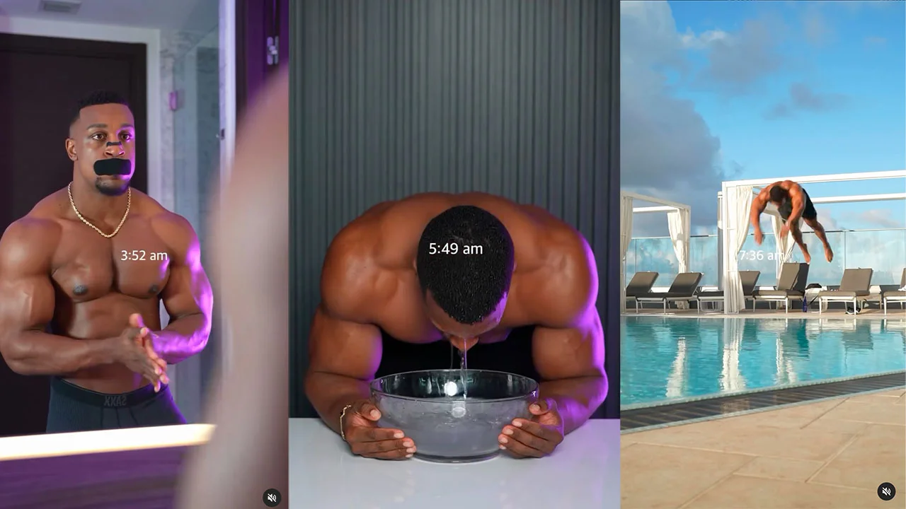 The definitive morning routine meme.