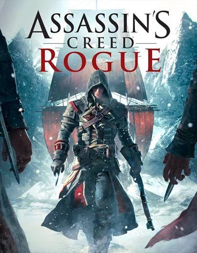 Cover art for Assassin's Creed Rogue (2014), which cast the player as a Templar hunting his former assassin allies.