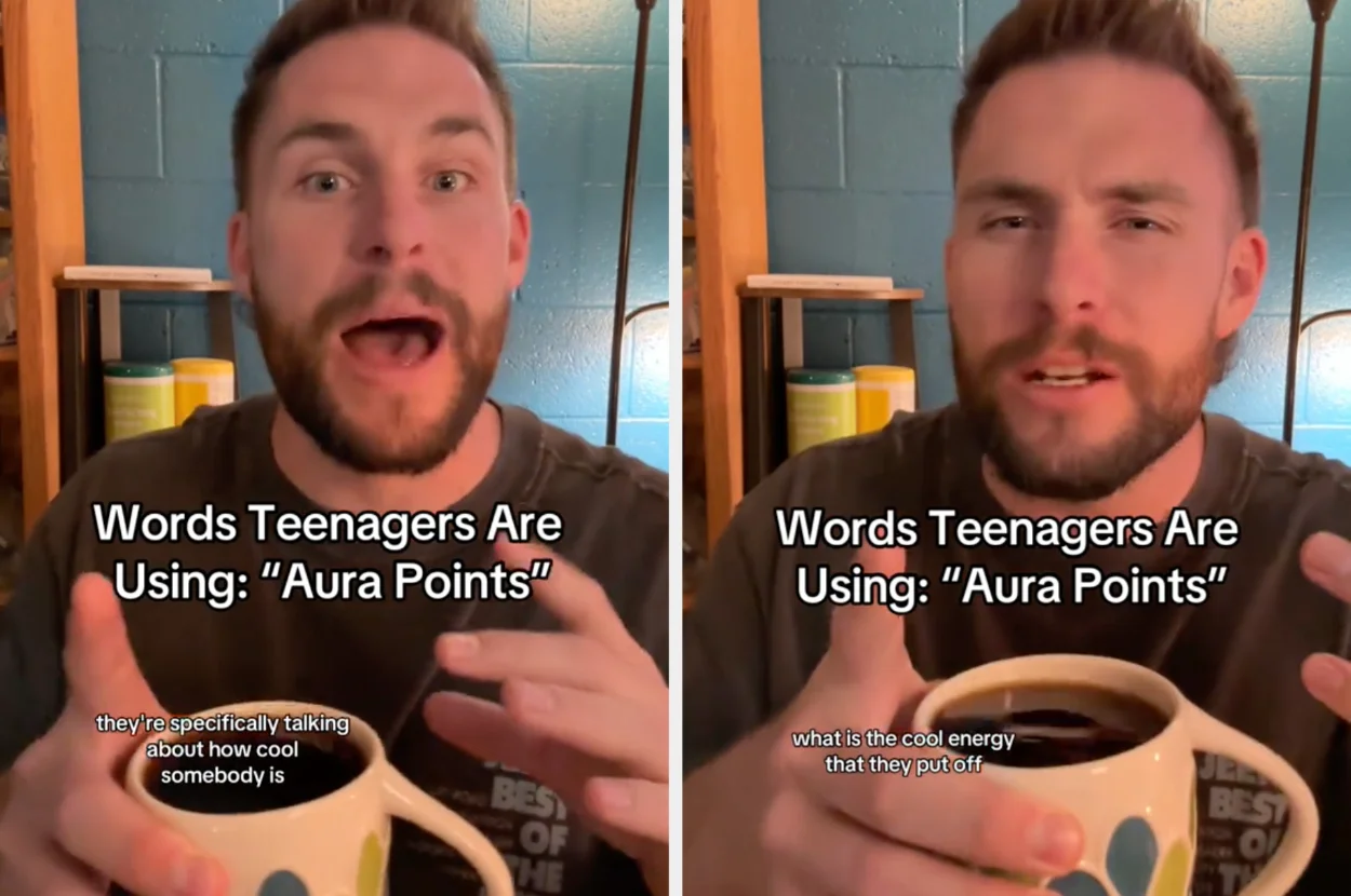 Teen slang guide to gaining and losing aura points.