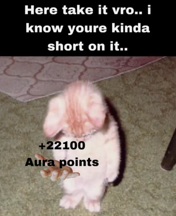 Helping someone in need grants massive aura point reward.