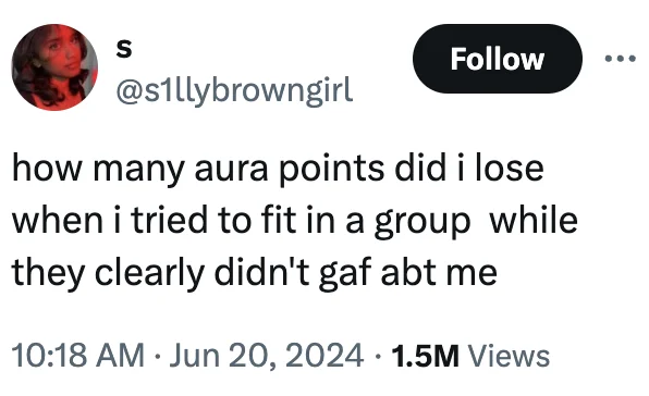 Reflects social anxiety of forcing inclusion attempts.