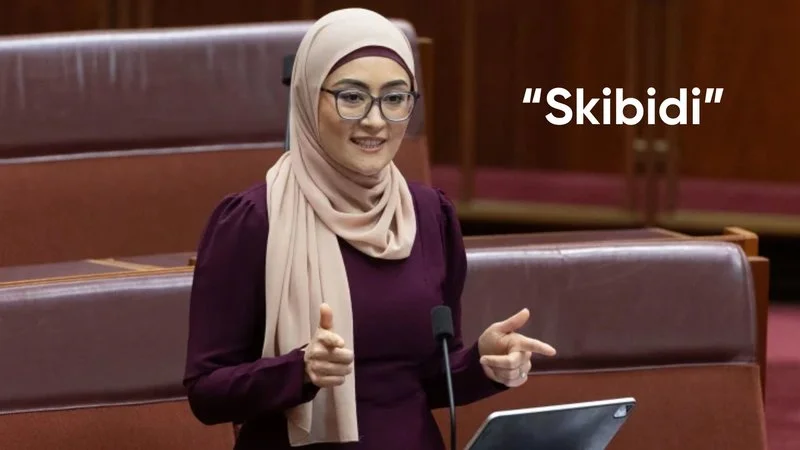 The viral slang-filled Senate address.