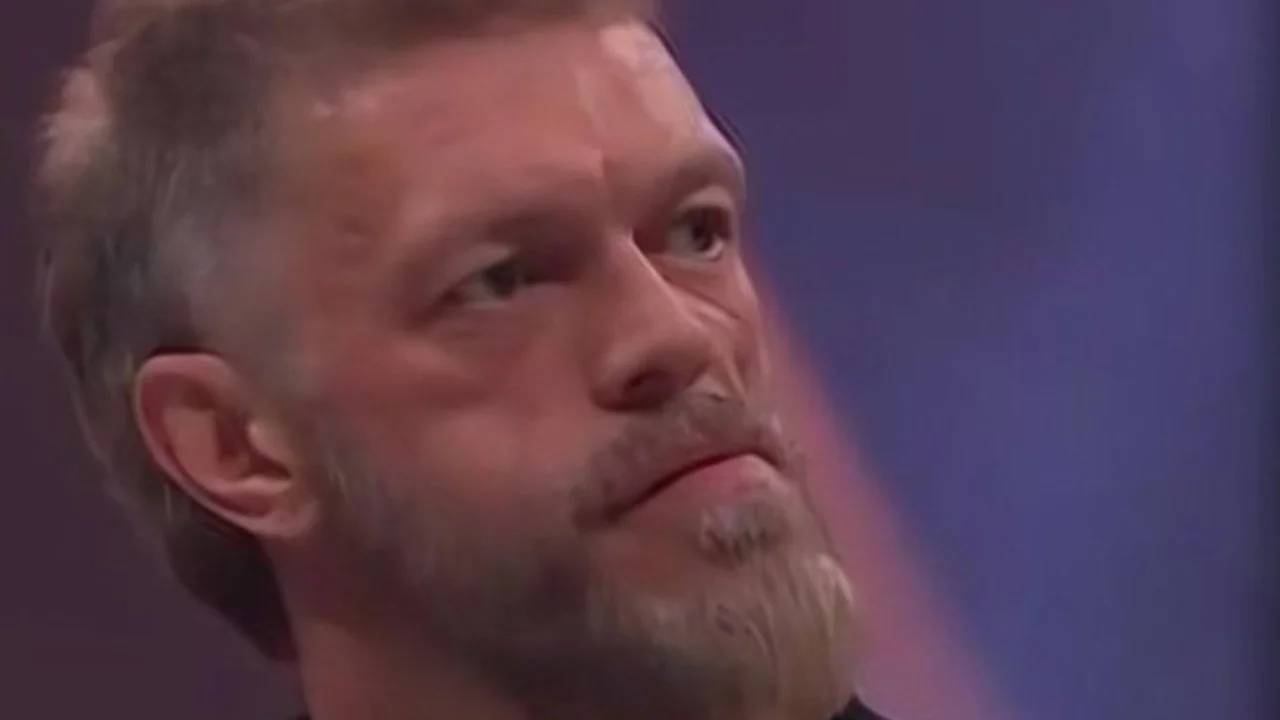 The original Adam Copeland reaction shot from AEW that became the 'Aw Dude' meme template.