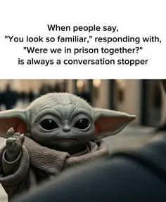 Prison meeting conversation humor.