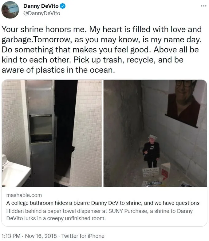 Celebrity shrine approval.