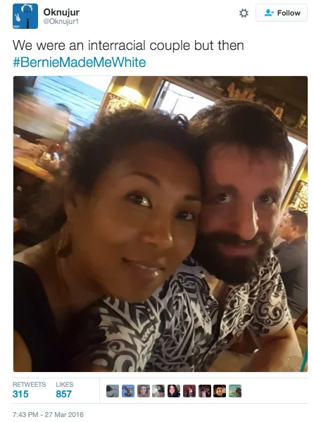 Berniemademewhite