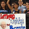 Diverse supporters at a Sanders rally, evidence against whitewashing narratives.