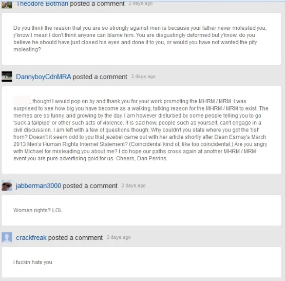 Online comments reacting to the 'Big Red' video, illustrating the harassment and mockery directed at the subject following the meme's spread.