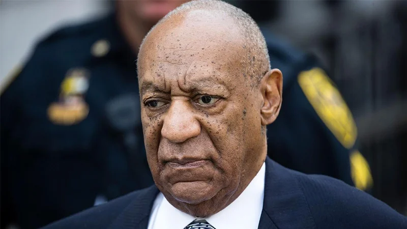 Bill Cosby pictured outside the courthouse during proceedings related to the sexual assault allegations against him.