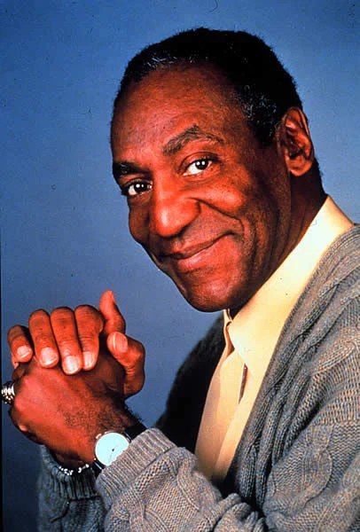 An iconic promotional portrait of Bill Cosby, the comedian and actor whose image became the subject of the #CosbyMeme campaign.