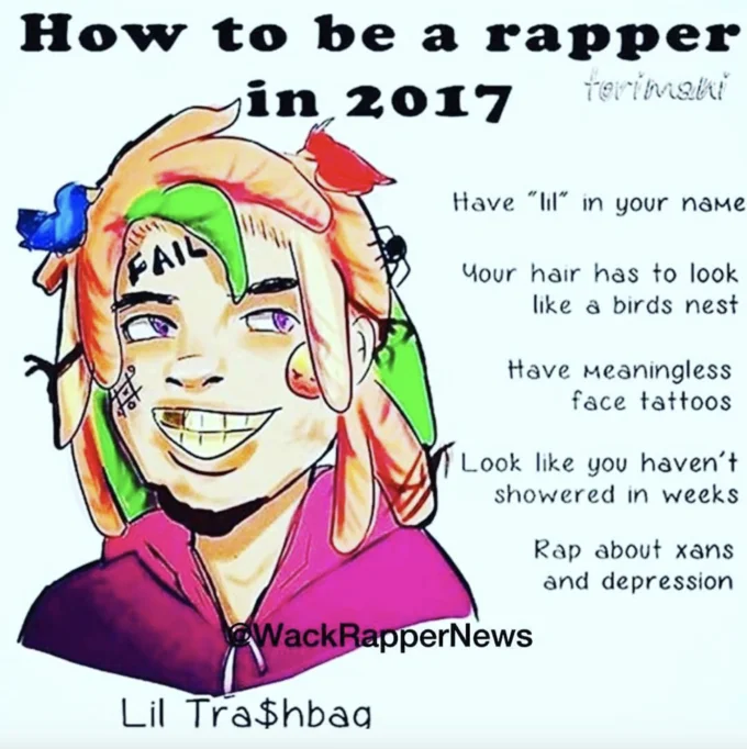 Early meme mocking a boy's spiky hairstyle as looking like a literal bird's nest, complete with chick emojis.
