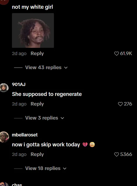 Comments highlight the meme's core sentiment—Black users claiming Panettiere as 'our cousin'—alongside a 'Crenshaw Heights!' reference to her role in 'Bring It On'.