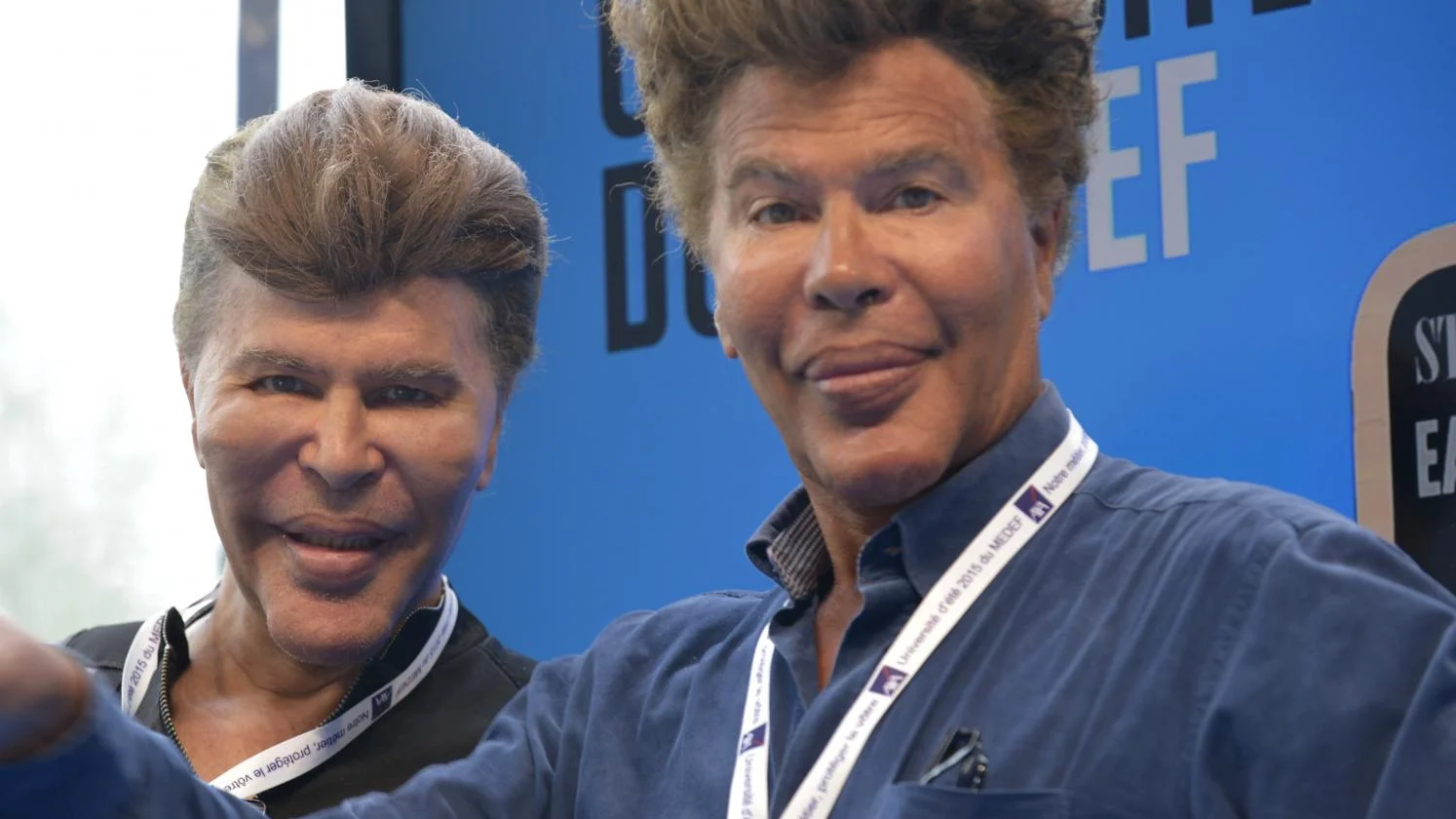 The Bogdanoff twins, icons of crypto trading memes