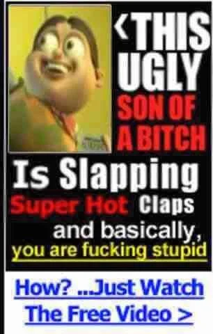 Clickbait-style meme with heavy text overlay.