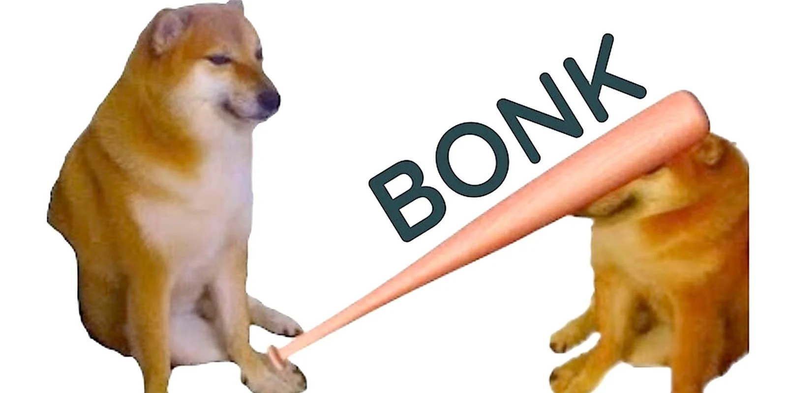 Original iconic Bonk meme with Doge.