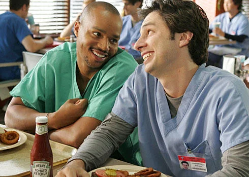 Television's most famous bromance from Scrubs.