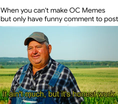 A relatable take celebrating those who contribute humor through comments rather than original content.