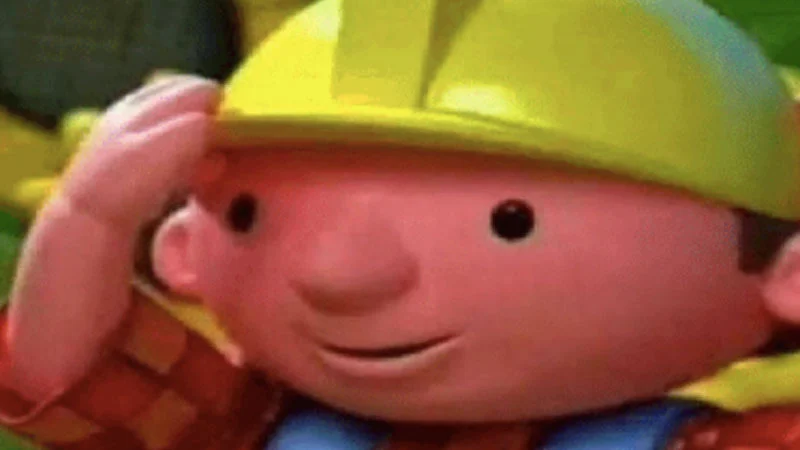 The Bob the Builder screenshot that became the base image for the 'Can we fix it?' meme format.