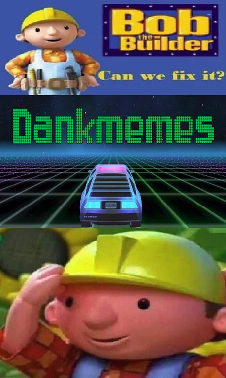 A vaporwave-styled 'Dankmemes' variation, poking fun at the state of internet meme culture.