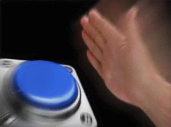 The iconic Cancel Button Location meme template.