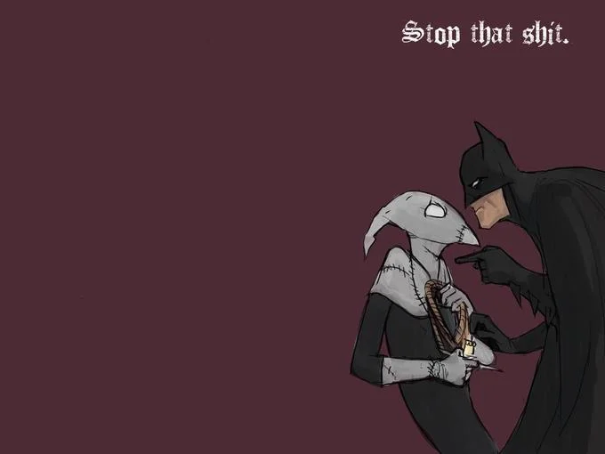 Fan art of Batman putting a stop to Candlejack's kidnapping habit.
