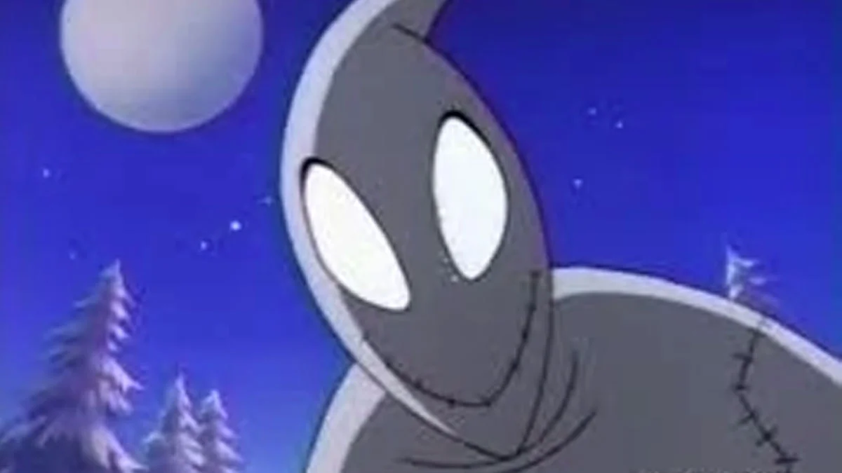 Candlejack as he appears in the animated series Freakazoid!, the source of the internet meme.