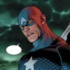 Captain America portrait, foundation of the meme.