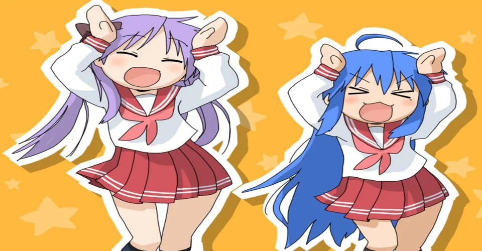 Perfect illustration of iconic Caramelldansen pose.