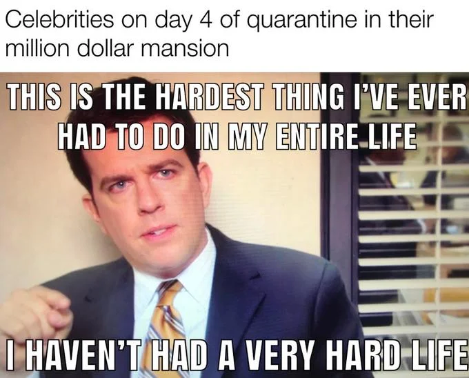 Day 4 quarantine complaints from mansion dwellers.