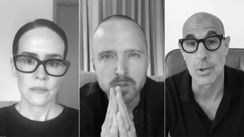 Iconic monochromatic stills from the PSA.