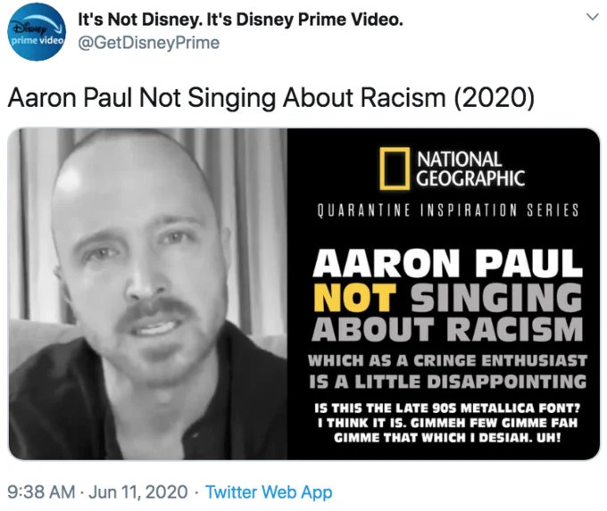 Nature documentary parody of celebrity PSA.