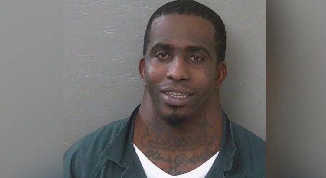 The original Escambia County mugshot of Charles Dion McDowell that went viral in November 2018 for his unusually wide neck.