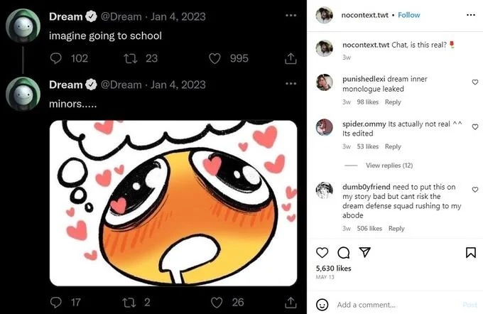 Questioning digital art with streaming phrase.