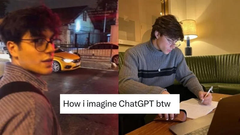 Format exemplifying early 2025 How I Imagine ChatGPT trend.