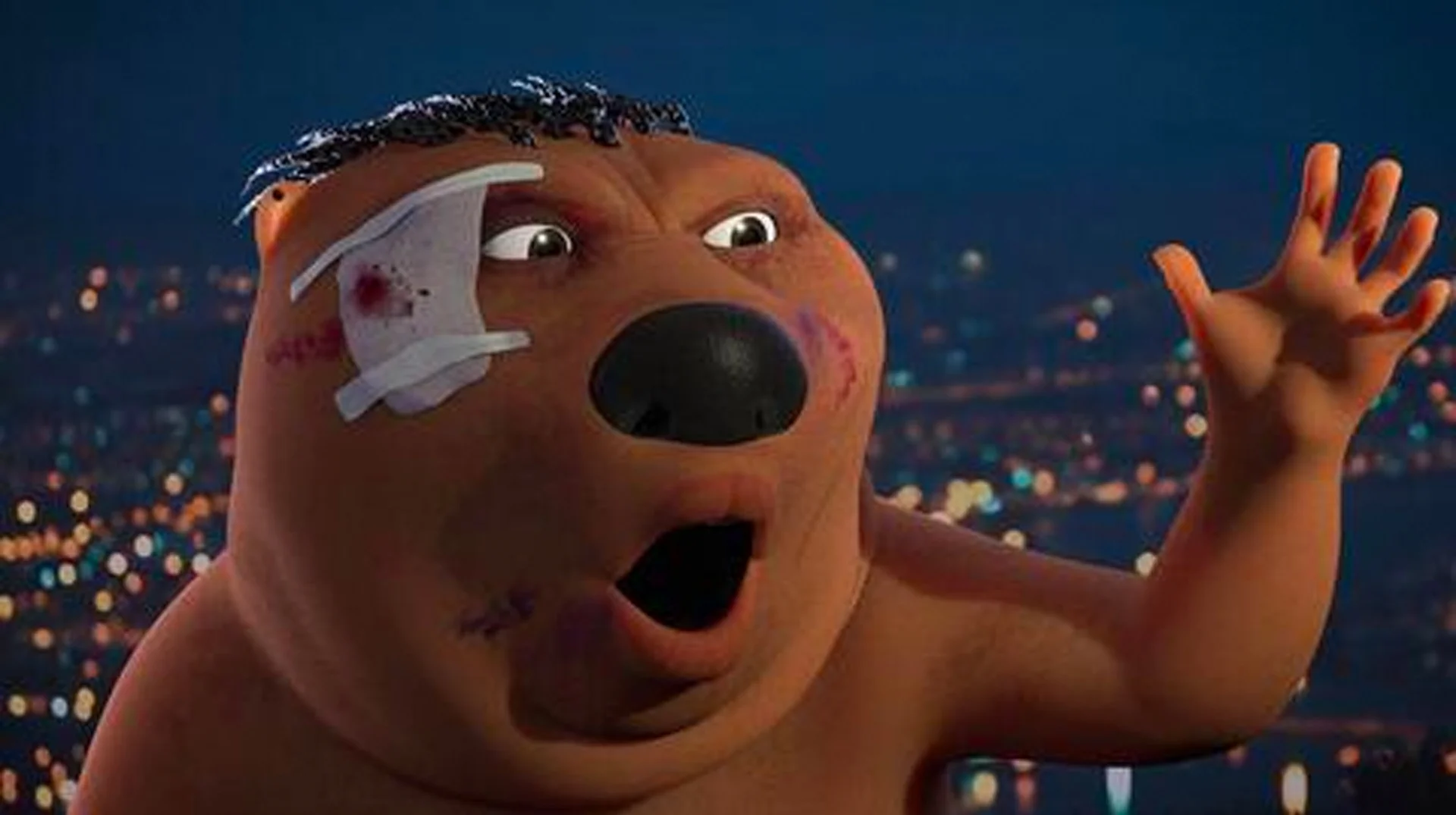 The original still of the so-called Chinese Beaver from the Chinese animated film that spawned the viral meme.