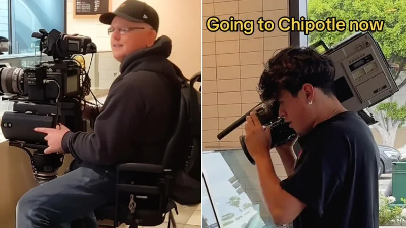 Cameramen intimidating with gear for portions.