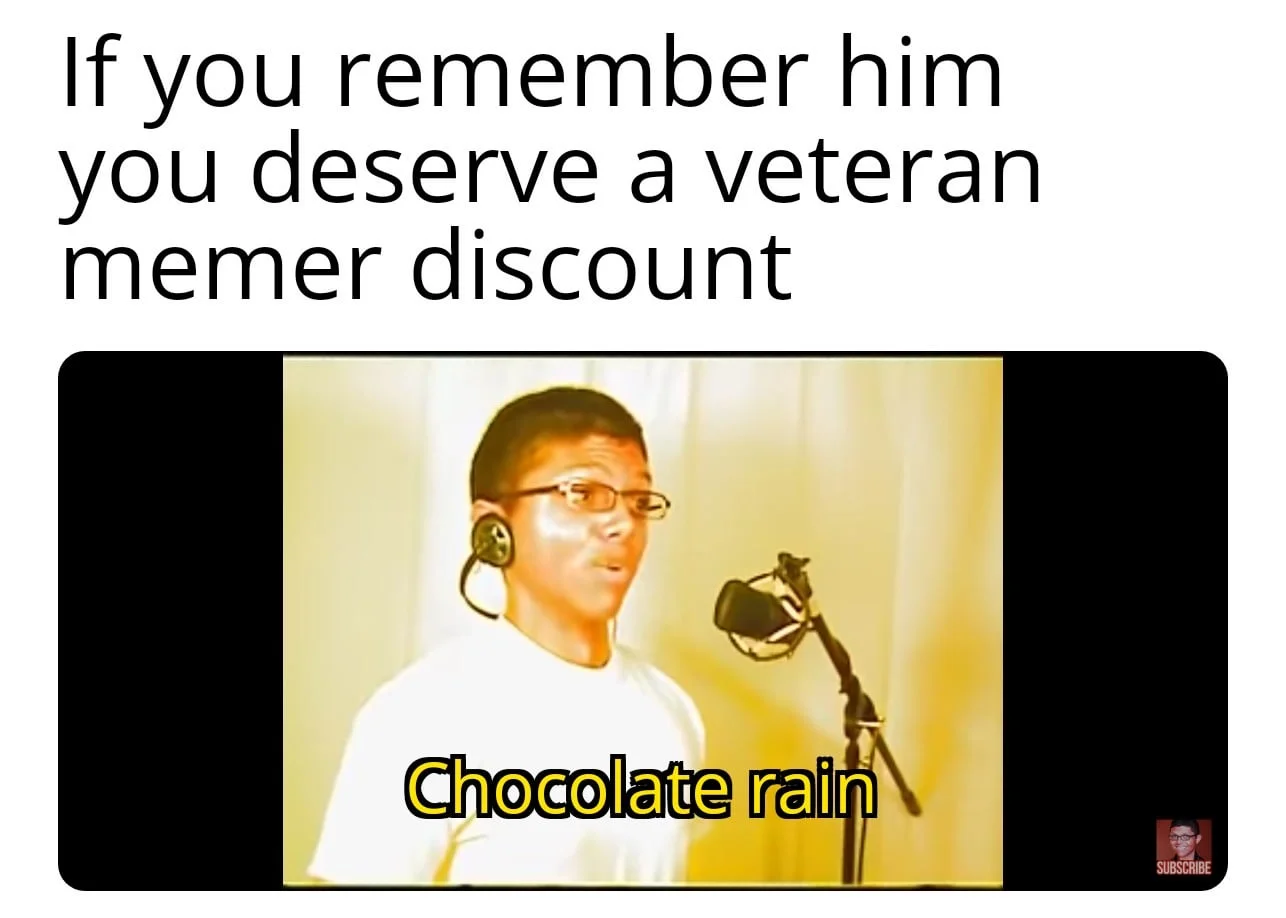 Tay Zonday framed as veteran memer tribute.