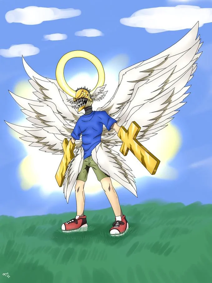 Heavenly aesthetic fan art interpretation.