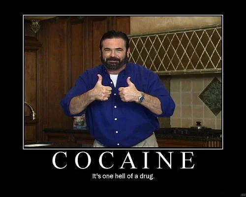 A demotivational poster variant applying the catchphrase to pitchman Billy Mays.