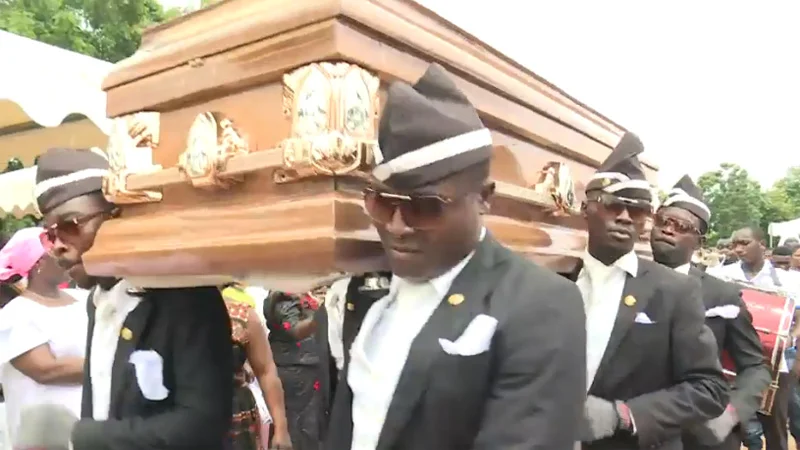 Original Coffin Dance from authentic funeral ceremony.
