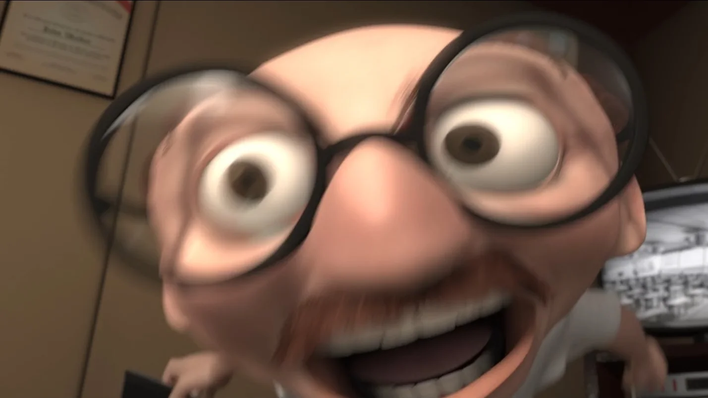Bernie Kropp from The Incredibles (2004) in the scene that popularized the phrase 'Coincidence? I think not!'