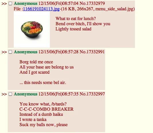 Early 4chan Combo Breaker usage on board.