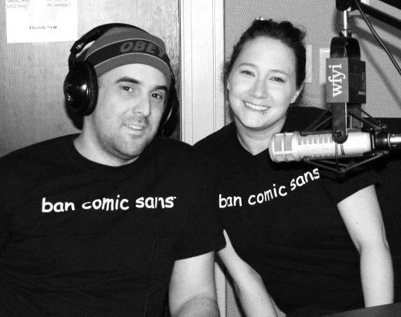 Ban Comic Sans movement representatives.