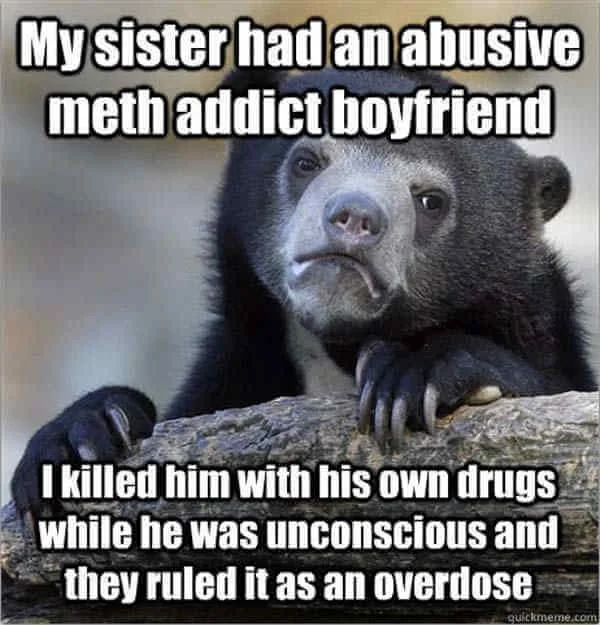 More serious Confession Bear confession.