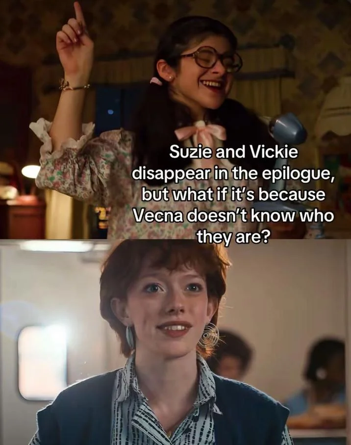 Character disappearance theory panel.