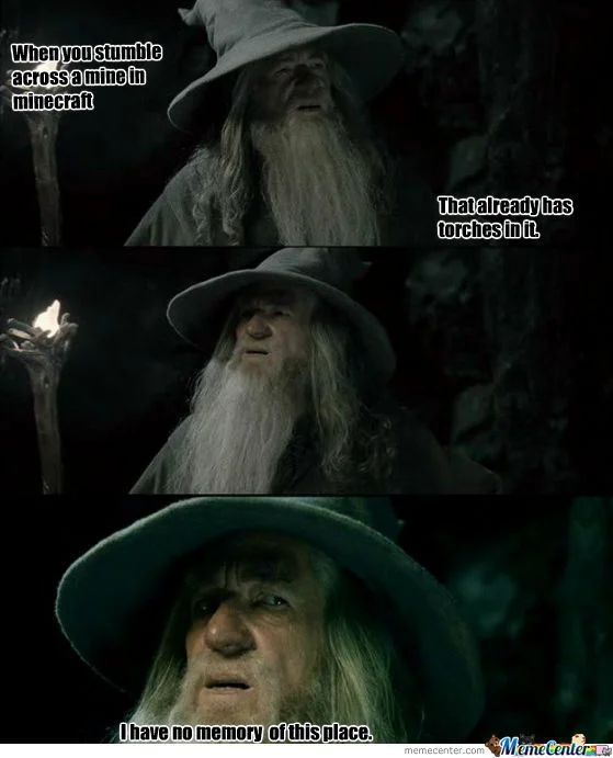 Confused Gandalf