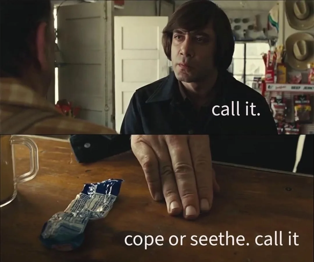 Cope or seethe scene from film with table-setting context.