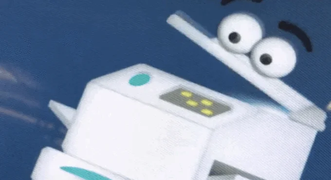 Close-up view of Coppy's expressive face and features.